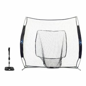 Hitting Net Bundled with Tanner Pro, youth , how to use batting tee