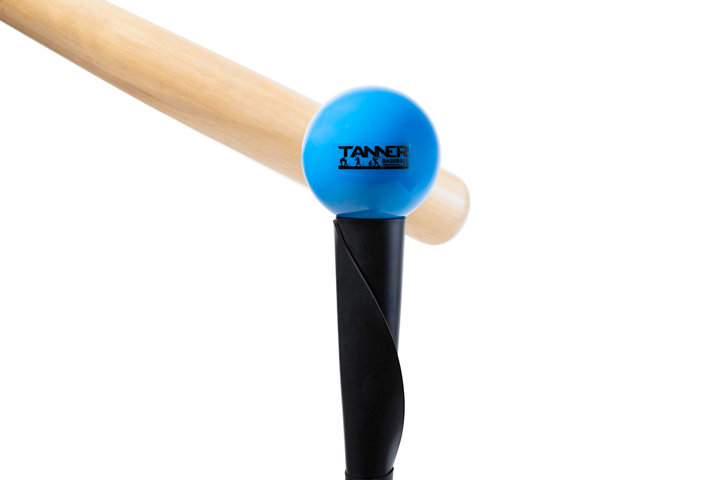 tanner weighted balls on a tanner tee