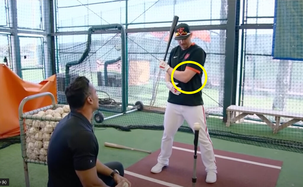 Orioles Trey Mancini sharing a baseball pre-game routine